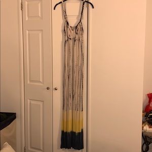 Tie Dye Maxi with Dip Dye Bottom